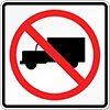 No Trucks señal