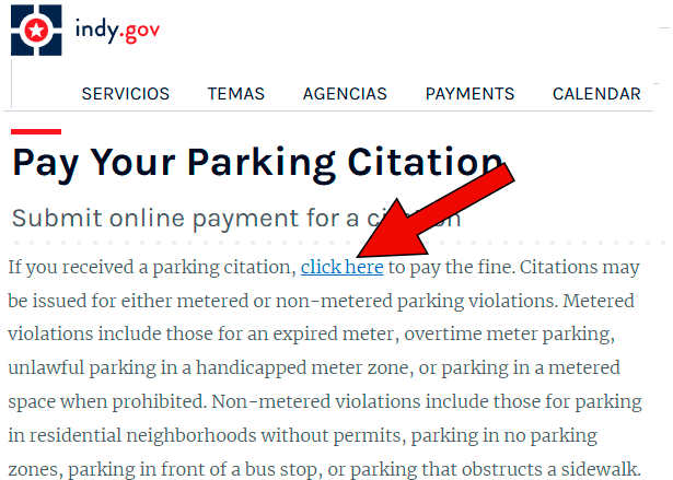 Pagar parking ticket