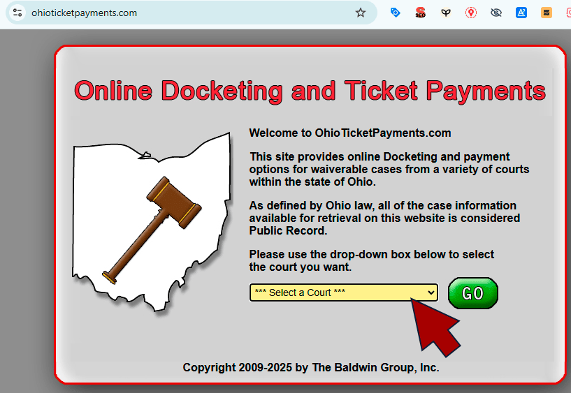 checar multas en Ohio