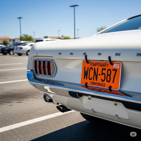 como saber si mi placa temporal es legal