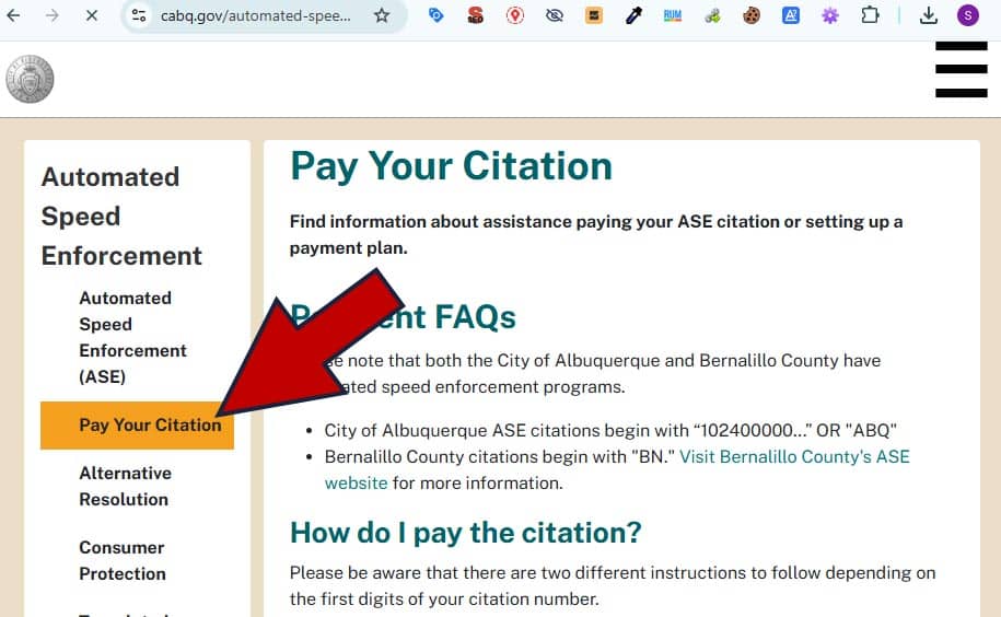 como checar multas de transito en Nuevo Mexico